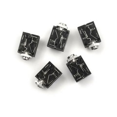 5Pin 3.5mm 1/8 Female Audio Connector Panel For Headphone PCB Mount Stereo Jack