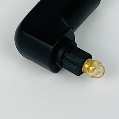 Toslink 90° Digital Optical Audio Cable Adapter Male to Female Right Angle L