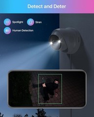 ZOSI C298 Pro 4K 8MP Dual-Lens(2x4MP) Wired WiFi PT Outdoor Security Camera