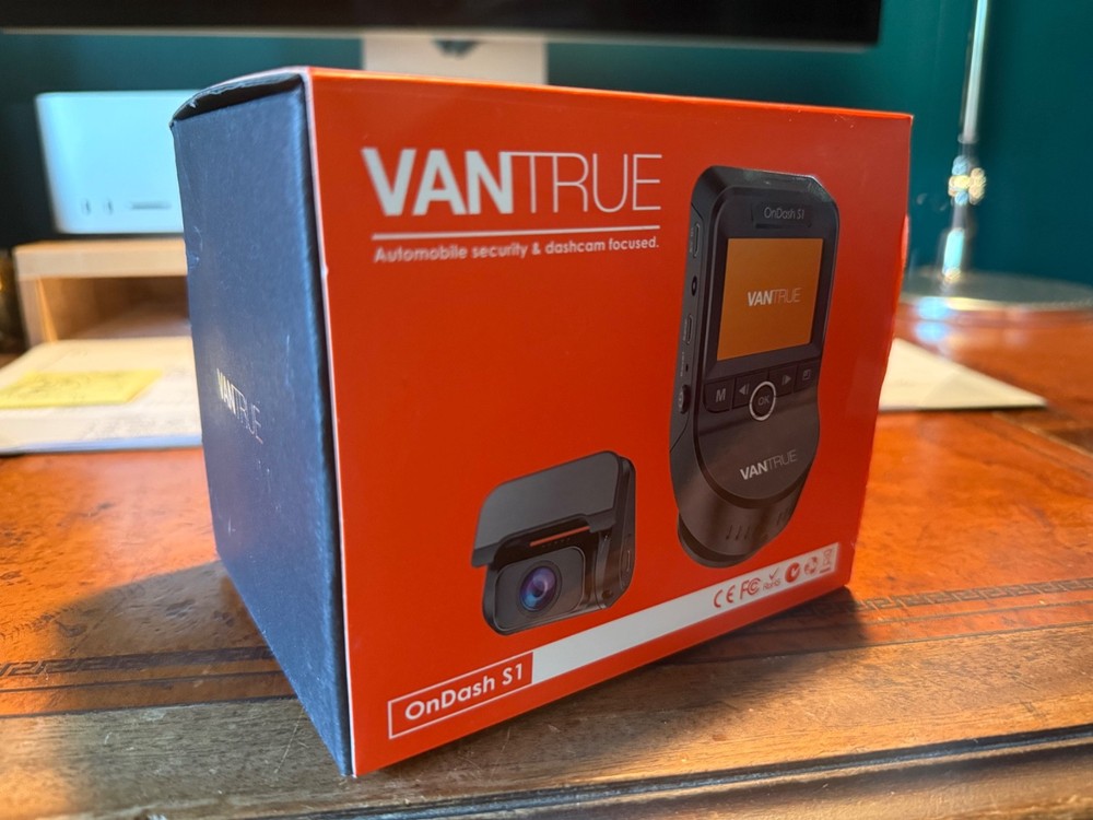 Vantrue OnDash S1 2160P Front + 1080P Rear Dash Cam (NEW / UNUSED / UNOPENED)