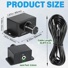Amplifier Series Bass Knob Control Kit,3.5mm Universal Bass Knob Control | Compa