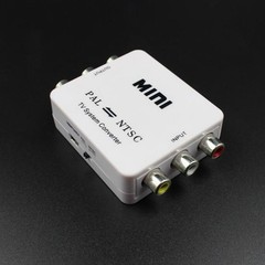 Bi-Directional 2-Way NTSC To PAL+PAL To NTSC Video TV System Converter Adapter