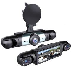 WiFi 360° 1080P Dash Cam Recorder 4 Channel Car Camera DVR Vehicle Video