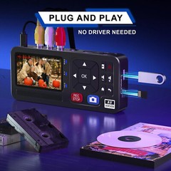 VHS to Digital Converter Video to Digital Recorder with Remote RCA to HDMI NewCe
