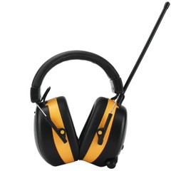FM Radio Headphones with Digital Display, 30Db FM Hearing Protection Safety