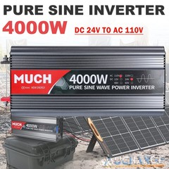 4000W RV LCD USB Inversores de corriente para coche CC 24V a CA 110V Barco
