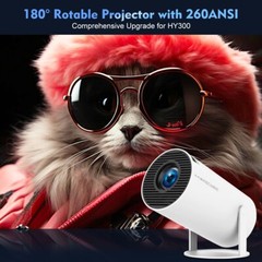 Magcubic Projector HY300 PRO 4K Android 11 Dual Wifi6 260ANSI Allwinner H713 BT