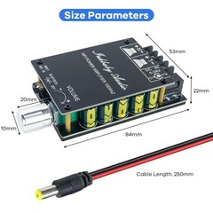 200W Bluetooth 5.0 Mini Amplifier Board – Dual Channel Stereo Audio Receiver
