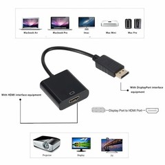 DisplayPort to HDMI Adapter Cable 1080P DP Male to HDMI Female Converter