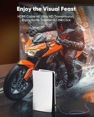 1ft High-Speed HDMI Cable 4K@60Hz – Tangle-Free, Perfect for Gaming & Streaming