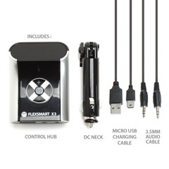 GOgroove FlexSMART X3 Compact Bluetooth FM Transmitter for Your Car or Vehicle
