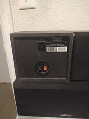 PIONEER Surround Sound Speakers 3 Pce Set 50w 16ohm S-CR4000-K. B