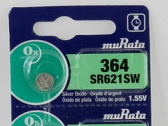 MURATA 364 SR621SW Watch Battery 1Pc (Exp.2030)