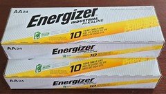 48 Energizer AA Industrial Alkaline Batteries (EN91, LR6) EXP 2034 New