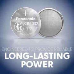 LOT 10-100 Panasonic LITHIUM BATTERY 3V CR2032 2032 BR2032 DL2032 Button Cell
