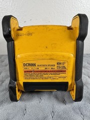 DEWALT DCR006 Type 1 Bluetooth Speaker 12V/20V MAX AUX Yellow/Black Tool Only