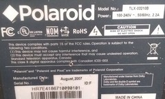 Polaroid TLX-03210B TV Stand with Screws