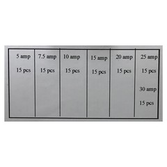 105 Piece ATR / APT Micro2 32V Mini Blade Car Fuse Assortment Kit – 5A to 30 Amp