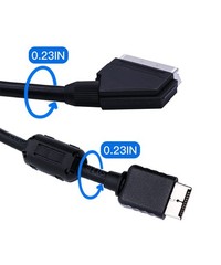 RGB SCART Cable Compatible for PS1/2/3(3.28 Feet)