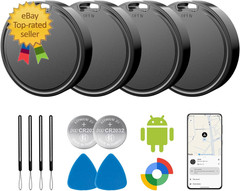 Air Tags forAndroid,AirTags4 Pack Android,Android Tracker Tags2Year Battery Life
