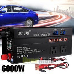 6000W 5000W 4000 Watt Pure Sine Wave Inverter For Off Grid Solar Panel Kit 4 USB
