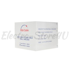 RG6 Coaxial Cable Dual Shield Direct Burial Bulk 18AWG Coax Wire Satellite