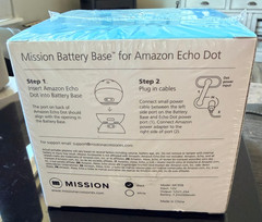 NEW Mission Portable BATTERY BASE Made for Amazon ECHO DOT 4th Generation