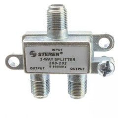 F-pin Coaxial 2-Way Coax 5-900 MHz Mini RF Splitter 200-202 30X4-03202