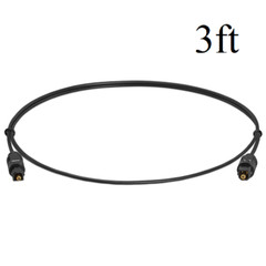 Toslink Digital Audio Optic Cable Optical Cord For HDTV DVD PS3 HD xBox TV 3ft