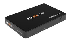 BZBGEAR 4×1 4K UHD Ultra Slim HDMI Switcher with IR Remote Control