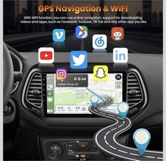 Android 13 Car Stereo for Jeep Compass 2017-2020 10″ Touchscreen Radio