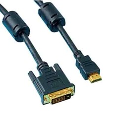 XTREME 6FT 1.8 METER DVI 24+1 DUAL LINK-HDMI CABLE RESOLUTION UP TO 1080P HD