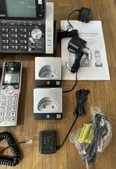 AT&T Dect 6.0 Expandable Cordless Phone System CL84215 W/Digital Answering