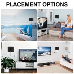 5600 Miles Digital TV Antenna Indoor HDTV Amplified Signal Booster 4K HD 1080P.
