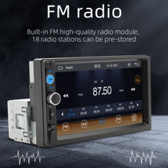 Single Din Car Stereo Bluetooth Backup Camera 7 Inch Touchscreen MP5 Player