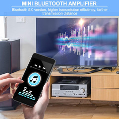 502L 50W*2 MINI 5.0 Bluetooth Amplifier Board Wireless Audio Digital Power US