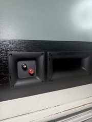 TESTED Klipsch RP-450C Center Channel Speaker Home Theater Black WORKING