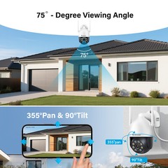 5MP Outdoor Wireless Security Camera System Home WiFi 10CH NVR Night Vision 30m
