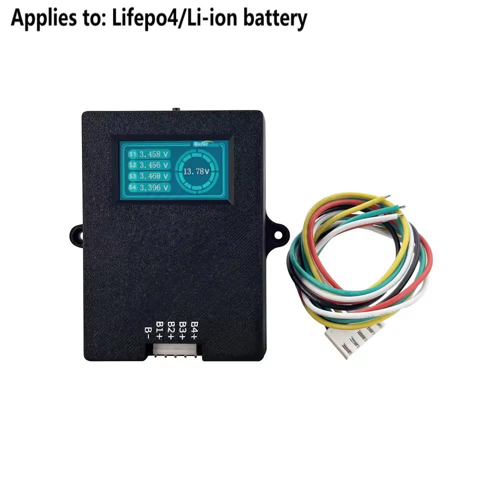 4S/6S 5A Lifepo4 Li-ion LTO Active Battery Equalizer Balancer w/ Voltage Display