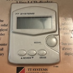 Caller ID System with 99 Name Call Memory FACTORY SEALED TT Systems Model TT-99N