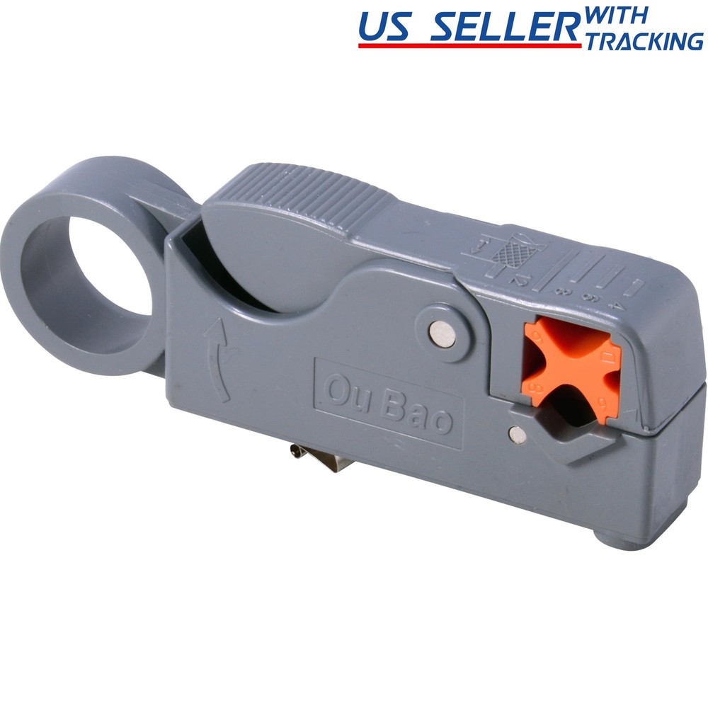 Cable Stripper Coaxial Wire Coax Stripping Tool RG6 RG11 RG58 RG59 Universal