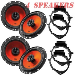 Front/Rear Door Speakers for 2007-2013 Chevy Silverado JBL STAGE162F 6.5″ 400W