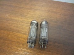 Pair of Sylvania 6X4 Tubes – Hickok Tested
