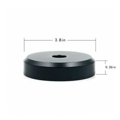 45 Record Adapter Aluminum 45 RPM Adapter for Record Player Black