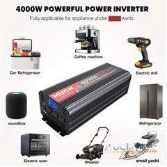 4000W RV LCD USB Inversores de corriente para coche CC 24V a CA 110V Barco