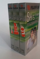 Fujifilm 3 Pack VHS Blank Tapes T-160 Up To 8hrs – Brand New