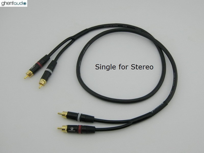 A10(0.5m 1.5ft) — HiFi Canare MR202-2AT RCA (Male to Male) Single Audio Cable