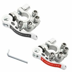 4PCS Car Battery Terminal Connectors Quick Release Disconnect Positive Negative