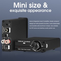 100Watt Mini Mono Channel Power Amplifier HIFI Full-range/Subwoofer Digital Amp