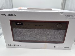 Victrola Century 6in1 Turntable Record Player Bluetooth CD Cassette Walnut